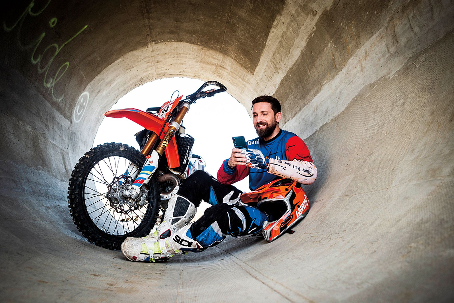 Dani Oțil, un mare pasionat de enduro