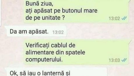 Bancul zilei. Ce se întâmplă când nu te pricepi la calculatoare