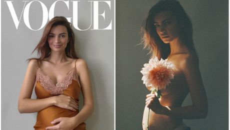 Emily Ratajkowski este însărcinată. Vedeta s-a pozat goală, cu burtica la vedere