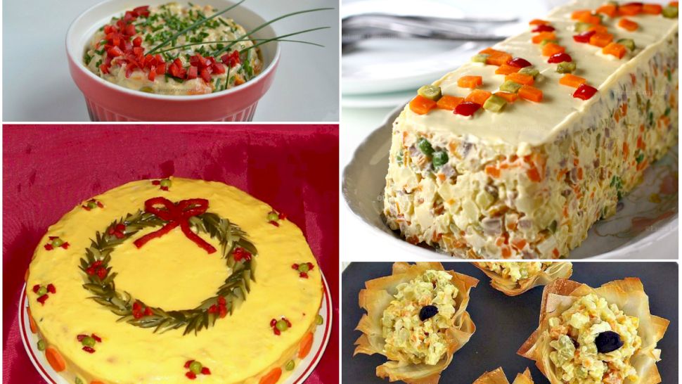 12 modele ornamente pentru salata de Boeuf. FOTO