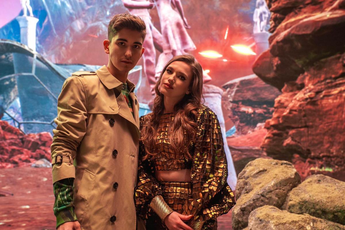 Sebastian Dobrincu alături de iubita lui, Ioana Ignat