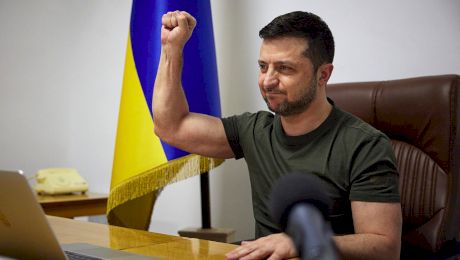 Volodimir Zelenski, victorie incredibilă în faţa lui Vladimir Putin