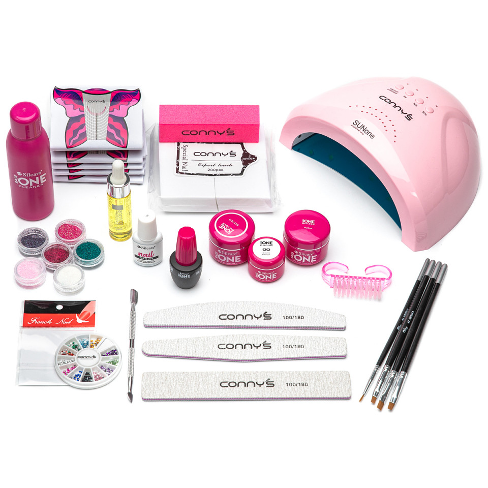 Kit de unghii cu gel base one, special pentru începători