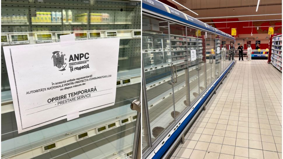 Mesajul îngrijorător apărut pe vitrinele unui magazin Cora din Bucureşti. Clientii s-au gândit de două ori dacă să mai cumpere ceva de acolo!