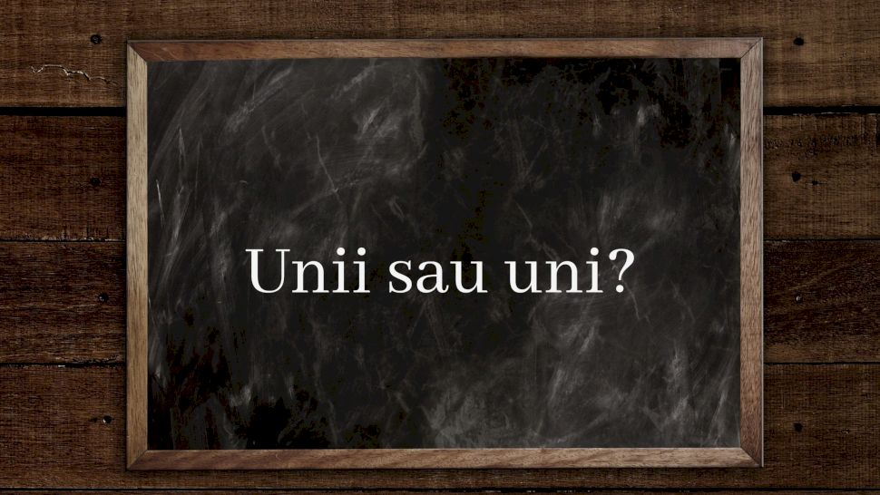 Cum se scrie corect unii sau uni?