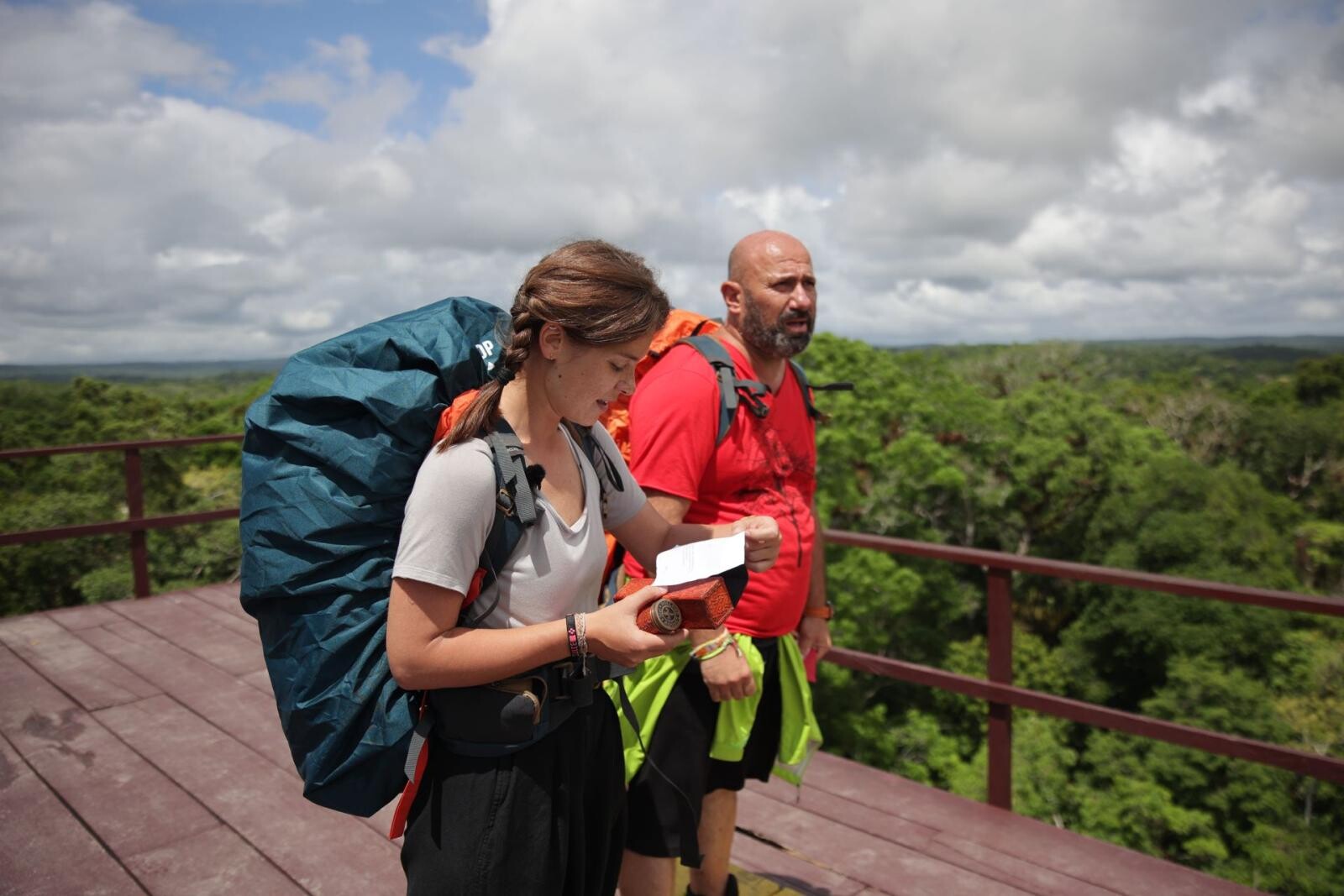 Cătălin Scărlătescu, alături de Doina Teodoru în America Express. Sursa foto: Facebook