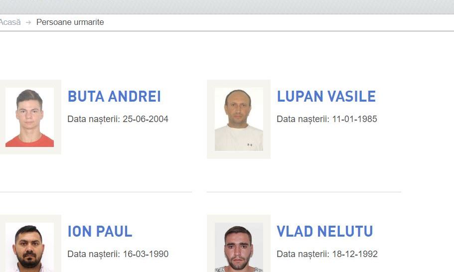 Urmăriţi General. Cum afli ce persoane sunt date în urmărire generală