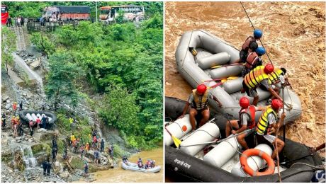 Tragedie de proporții: două autobuze, prăbușite într-un râu. Cel puțin 60 de pasageri dați dispăruți. Video
