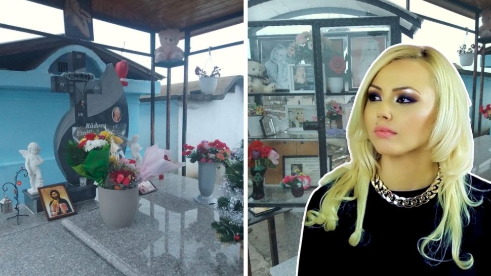 Mormântul Denisei Răducu a ARS ca o torță