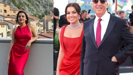 Romina Gingașu, apariție răvășitoare la un eveniment extrem de important în Italia. A purtat o rochie de doar 160 de lei