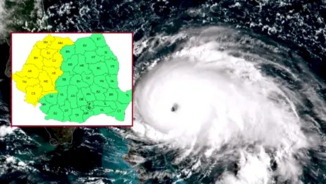 ANM a anunţat ora când începe furtuna Ashley în România! Autoritățile se tem că 5 judeţe ar putea fi înghiţite de ape! „mi-e frică”