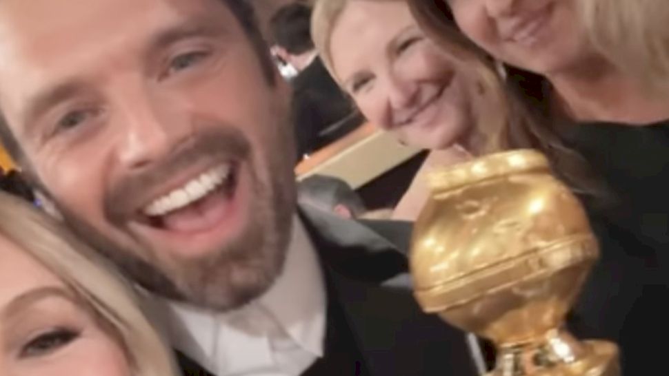Românca ce i-a fost alături lui Sebastian Stan la Globurile de Aur. Cum a reacționat Sharon Stone când i-a văzut împreună