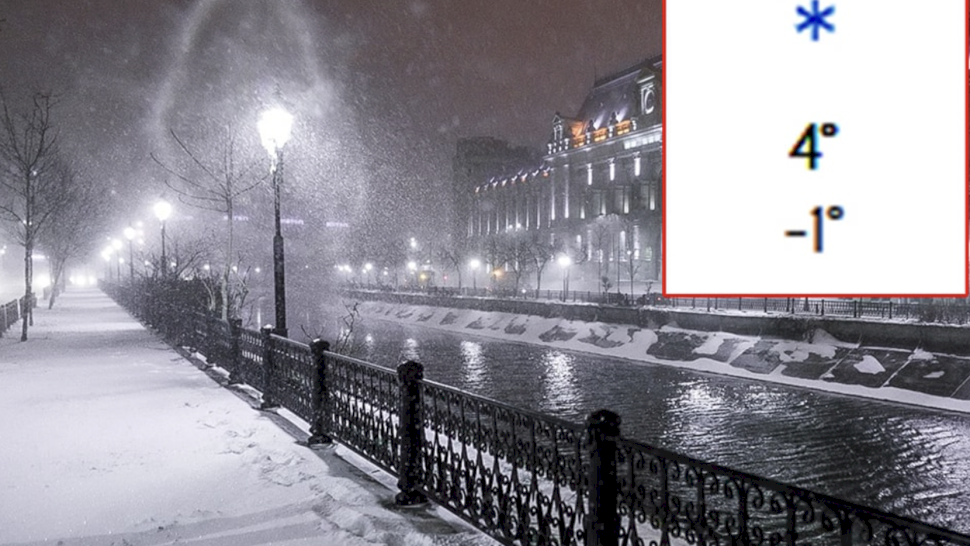 Meteorologii Accuweather anunță data exactă când vin ninsorile în București