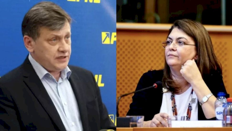 Ea este Adina, soția lui Crin Antonescu. Au făcut nuntă mare la Bruxelles
