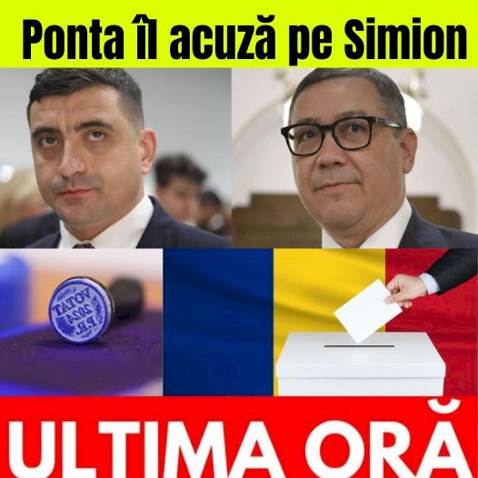 Ponta îl acuză pe Simion: „mi-a înjurat alegătorii. Nu vreau să fie președinte cu mâna mea”