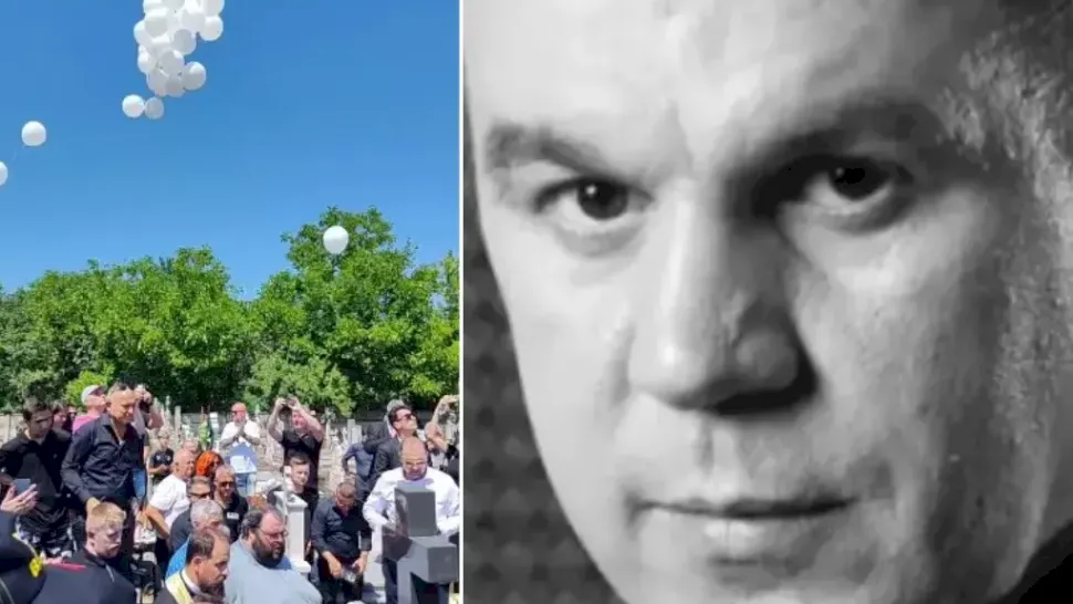 Mihai Leu, înmormântat în orașul natal, Hunedoara. Soția sa, Anna, și fiul, Marco, copleșiți de durere la funeraliile marelui campion