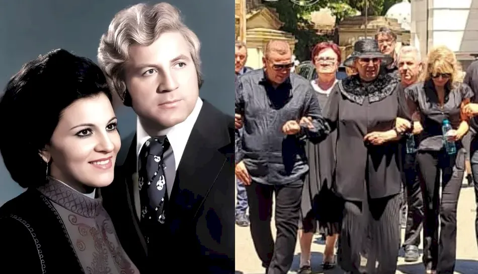 Imagini dureroase cu Irina Loghin la înmormântarea lui Ion Cernea, soțul ei. A fost sprijinită de copiii săi și a izbucnit în lacrimi la căpătâiul regretatului ei partener pe care l-a iubit 50 de ani