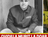 Ovidiu a murit la doar 27 de ani. A fost găsit fără suflare după o noapte de distracție cu un prieten