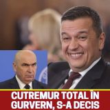 Asta mai lipsea. Sorin Grindeanu provoacă un cutremur major în guvern. Ce a decis liderul PSD pe tema pensiilor speciale