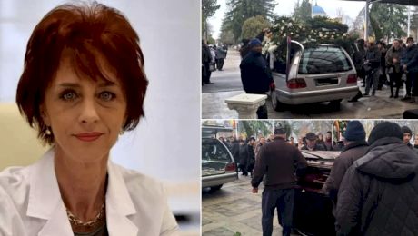 Flavia Groșan a fost înmormântată în râuri de lacrimi! Mii de oameni și-au luat adio