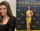 Monica Gabor, apariție spectaculoasă la premiera de gală a filmului „Cravata Galbenă”. Cine este bărbatul alături de care și-a petrecut întreaga seară