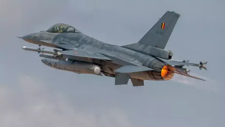 O dronă a pătruns 8 km în spațiul aerian al României. Două Eurofighter și două F-16 au fost ridicate de la sol