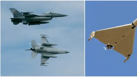 Mesaj RO-Alert în Tulcea: MApN a ridicat avioane Eurofighter și F-16 după noi atacuri ale Rusiei lângă România