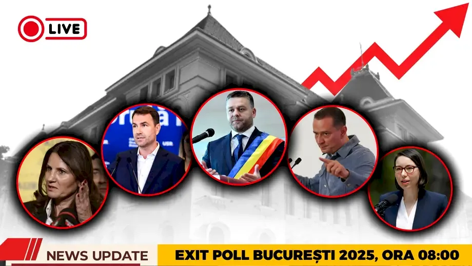 Exit Poll București 2025. Live update – primele rezultate pentru Primăria Capitalei sunt oferite de numărătoarea CURS, AVANGARDE, CIRA și ARA