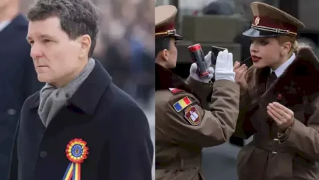 Ce nu s-a văzut la parada militară de 1 decembrie. Lângă ce politicieni a stat Nicușor Dan și cum a fost surprins printre oameni după ceremonie