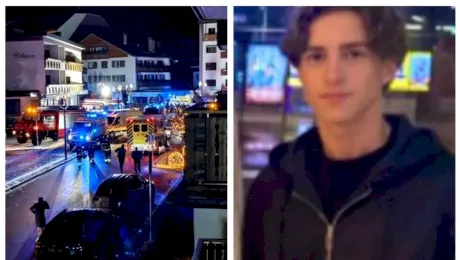 El este românul de 18 ani care a murit în tragedia din Crans-Montana. Ieșise cu prietenii în seara de Revelion