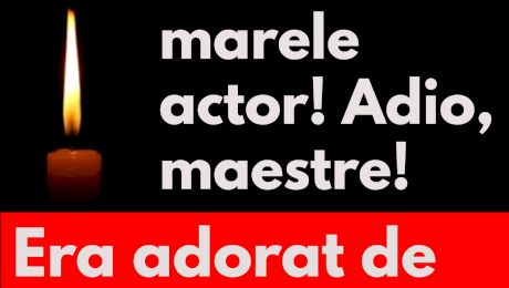 BREAKING! Anunț tragic! A MURIT marele actor, adorat de absolut toți românii, fără excepție! Maestrul…Vezi mai mult