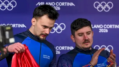 FELICITĂRI, ROMÂNIA!  Mihai Tentea și George Iordache au scris ISTORIE la Jocurile Olimpice de Iarnă!