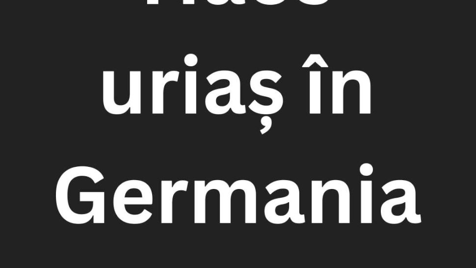 Haos uriaș în Germania. Un român...Vezi mai mult