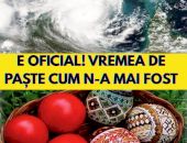 E oficial! Noua prognoză meteo de Paște și Florii este aici….VEZI în primul comentariu