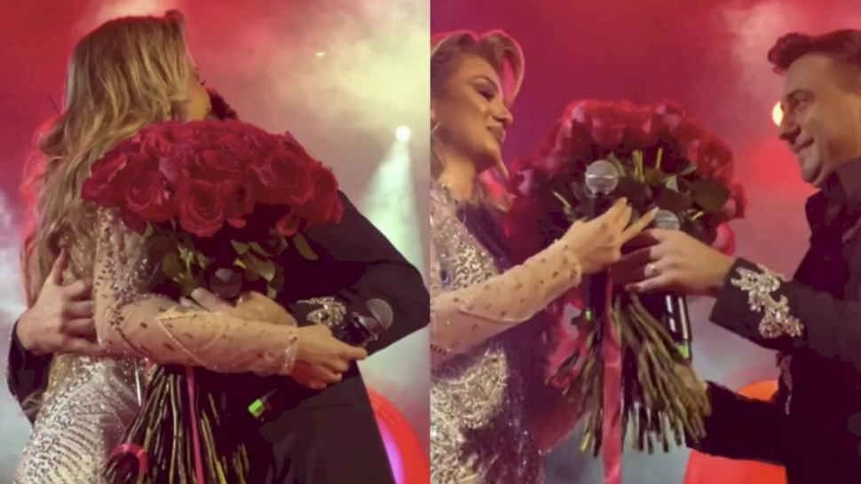 IMAGINILE MOMENTULUI: Codruța Filip, filmată în brațele lui... Vezi mai mult