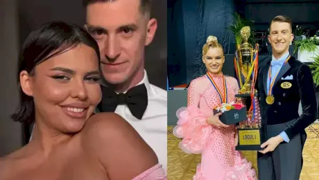 Rareș Cojoc, prima apariție la 6 zile de la anunțul divorțului de Andreea Popescu. Cum s-a afișat alături de partenera lui de dans, Andreea Matei