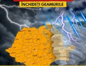 Ciclonul va mătura totul în jur. Închideți geamurile, vine o furtună mare
