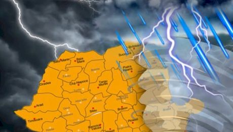 Ciclonul va mătura totul în jur. Închideți geamurile, vine o furtună mare
