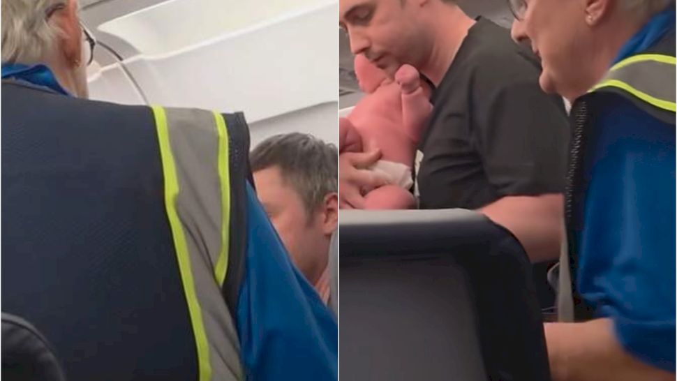 Scandal filmat în avion! Un cuplu, obligat să părăsească aeronava pentru că bebelușul lor plângea: „Nimeni nu e obligat să suporte asta”