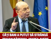 Abia acum s-a aflat câtă avere a putut să strângă Traian Băsescu. Nimeni nu se gândea că putea să dețină așa ceva