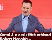 Robert Negoiță se întoarce la Primărie și scapă de cauțiunea de 800.000 de lei: „Nu am greșit cu nimic!” / Judecătorii au revocat definitiv controlul judiciar stabilit de DNA