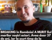 E BREAKING în România după moartea fiului marilor noștri actori! Tânărul avea doar 37 de ani, însă ce s-a aflat la numai câteva ore de la moartea sa e de-a dreptul zguduitor: „În aceste momente…Vezi mai mult
