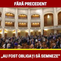 Acuzațiile momentului! „Sunt parlamentari care au fost forţaţi să semneze moţiunea”…Vezi mai mult