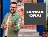 Cătălin Măruță a revenit la Pro TV, după ce a fost dat afară. Primele imagini