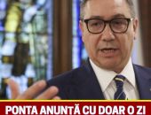 Cutremur pe scena politică! Victor Ponta anunță că…Vezi mai mult