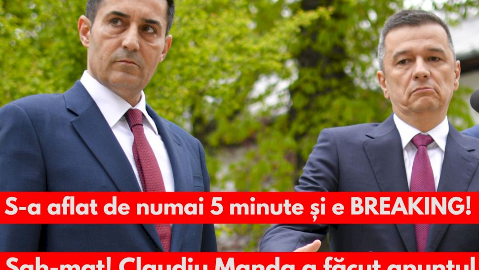 Claudiu Manda, după demiterea Guvernului Bolojan prin moțiune de cenzură: 