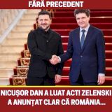 Zelenski a făcut anunțul despre România. Nicușor Dan a luat act imediat