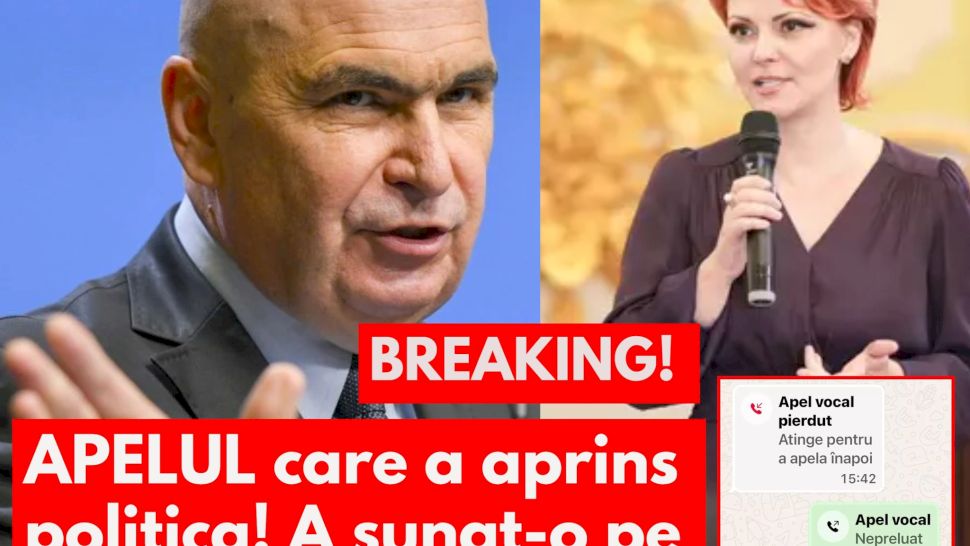 APELUL care a APRINS POLITICA! Ilie Bolojan a demascat totul. Nu doar că s-a aflat CINE a sunat-o pe Olguța Vasilescu, dar ce a ieșit la lumină a pus politicienii pe jar