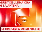 ULTIMĂ ORĂ/ Antena 1 tocmai a făcut MARELE ANUNȚ! E decizia MOMENTULUI în televiziune
