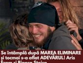 Ce i-a șoptit Aris Eram la ureche Biancăi Stoica. Concurenta a plâns în hohote după eliminarea lui de la Survivor